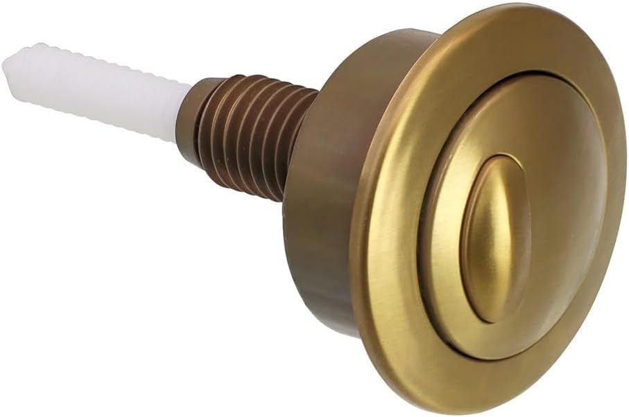 Pulsante di ricambio per WC, pulsante di scarico per bagno, riparazione serbatoio dell'acqua (oro