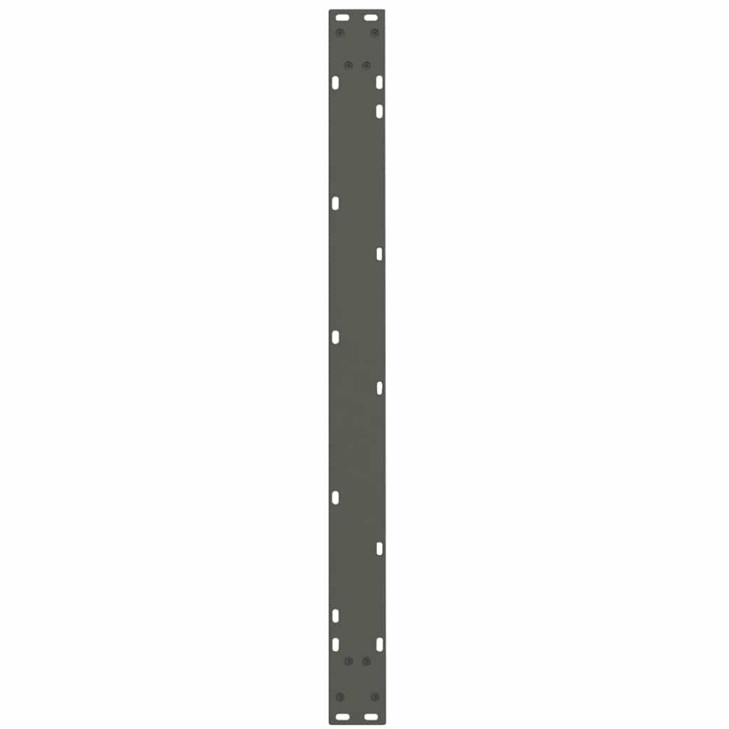 Maison Exclusive - Pieds de table à manger en forme de V, 3 pièces, anthracite, 100 x (72-73,3) cm, acier - 7