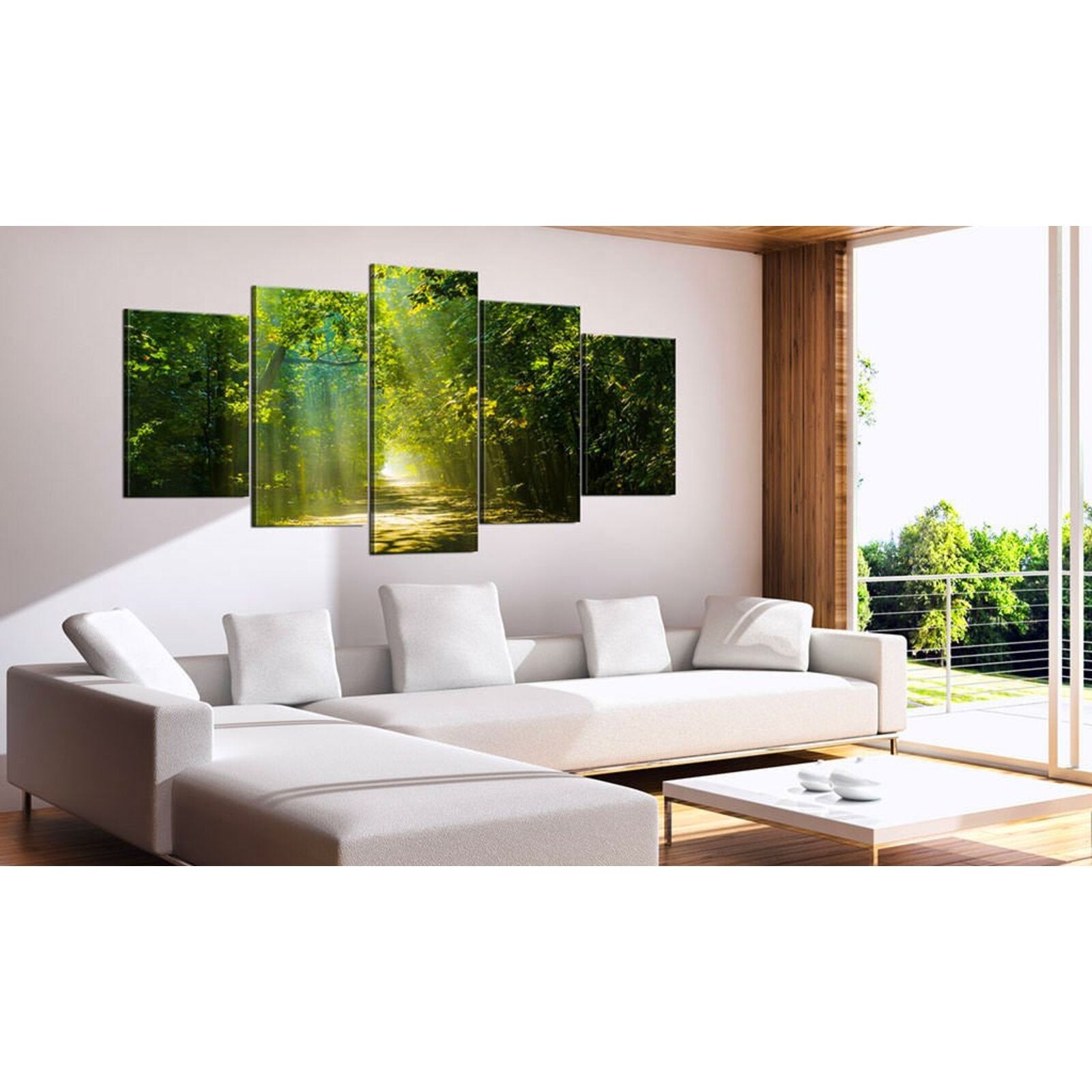 Tableau route du soleil - 100 x 50 cm - 2