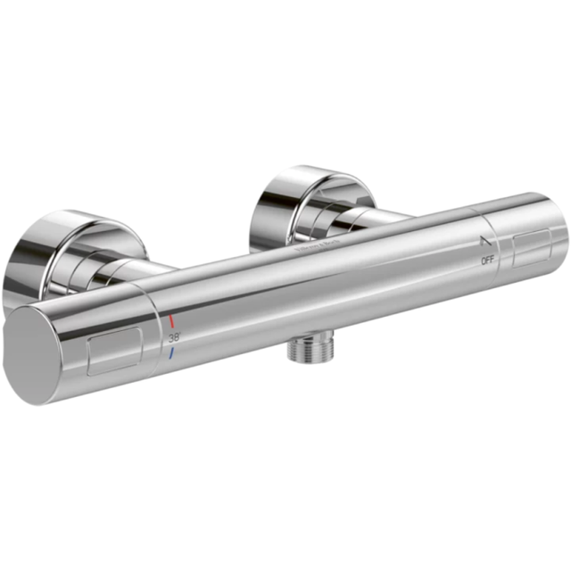 Mitigeur douche thermostatique VILLEROY ET BOCH Universal rond Chrome