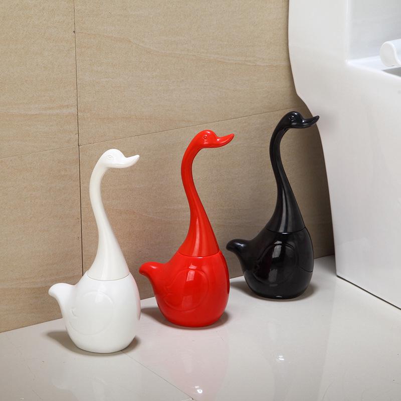 1 scopino per wc a forma di ciliegia con staffa-setole facili da pulire