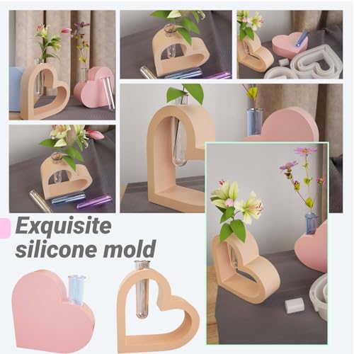 Stampi In Silicone A Forma Di Cuore - Per Candele, Gesso, Sapone, Cioccolato, Decorazioni Autunnali
