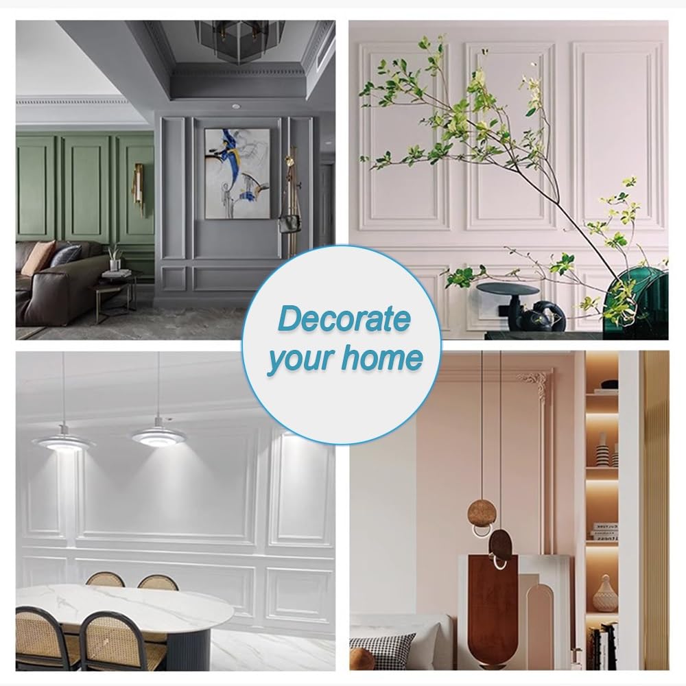 1 rouleau de 3 mètres de lignes autocollantes décoratives en PVC, bandes de bordure, adaptées à la décoration de la maison et à la protection des murs - 6