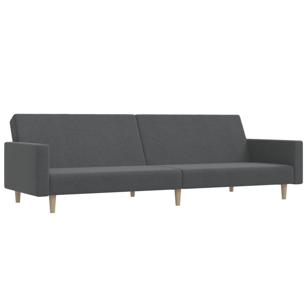 Sofá cama de 2 plazas moderno | cama para adulto tela gris claro cfw18430