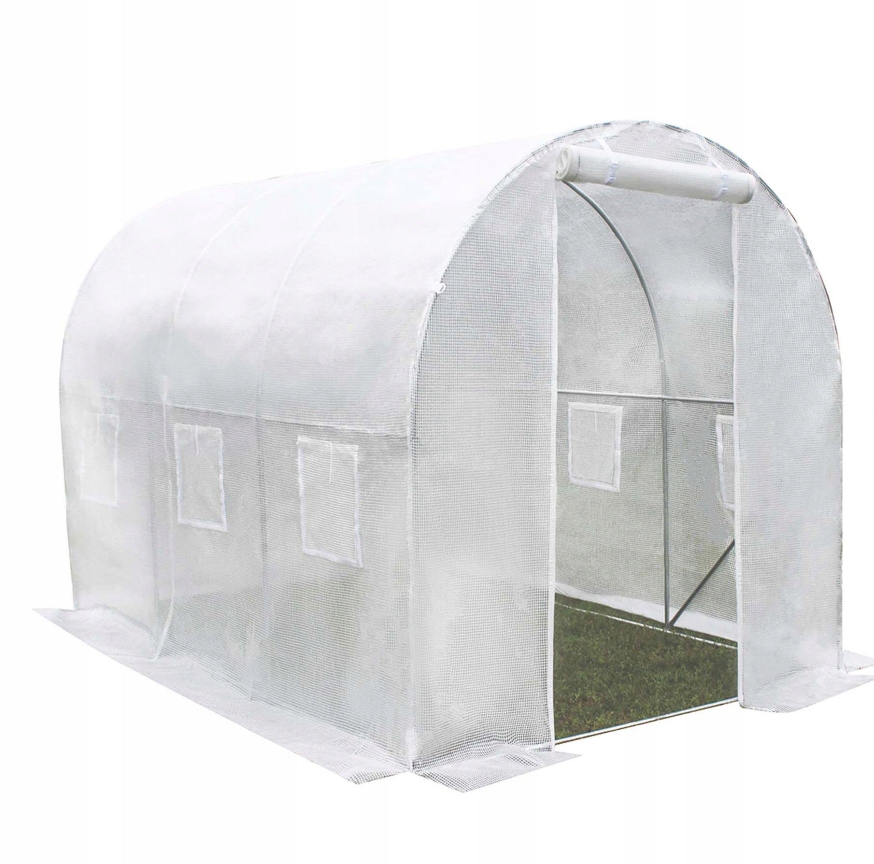Tunel foliowy ogrodowy duży 3x2 szklarnia na warzywa namiot 6m2 UV-4 biały