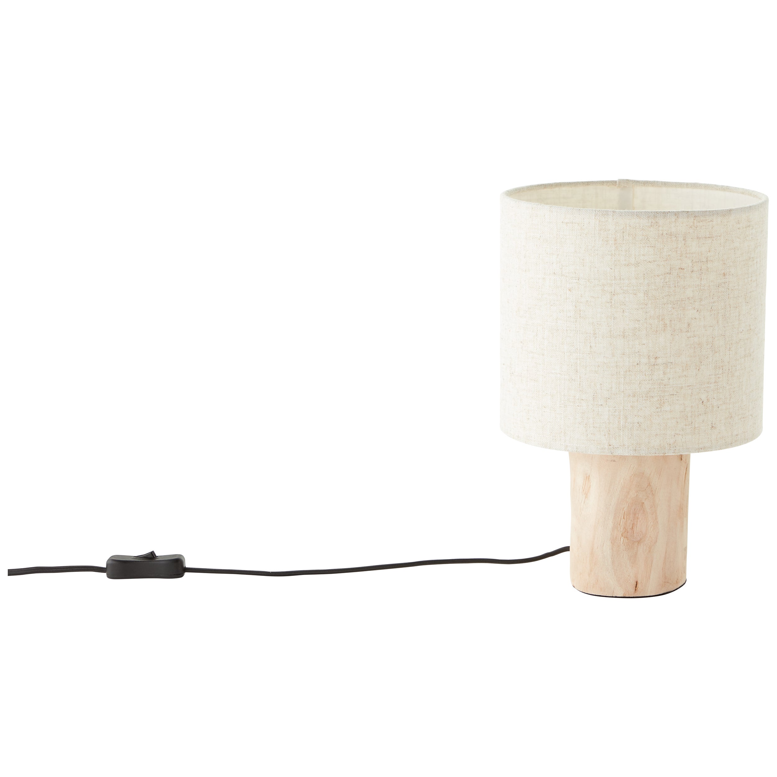 Lampa BRILLIANT, lampa stołowa Pia naturalna, 1x A60, E27, 40W, drewno ze zrównoważonego leśnictwa (FSC) - 6