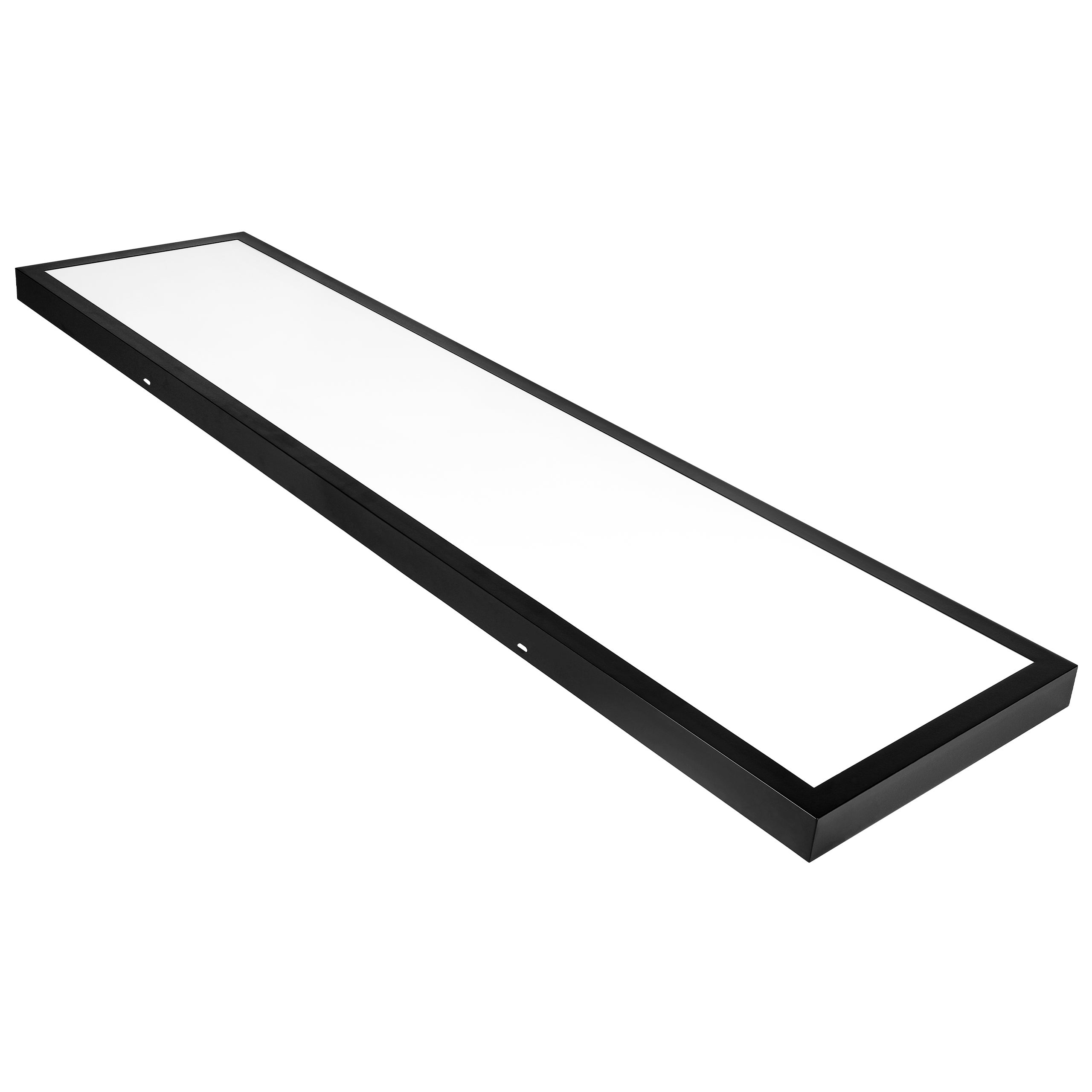 Panel LED natynkowy 60W 30x120 cm IP20 4500K lampa kaseton czarny MasterLED