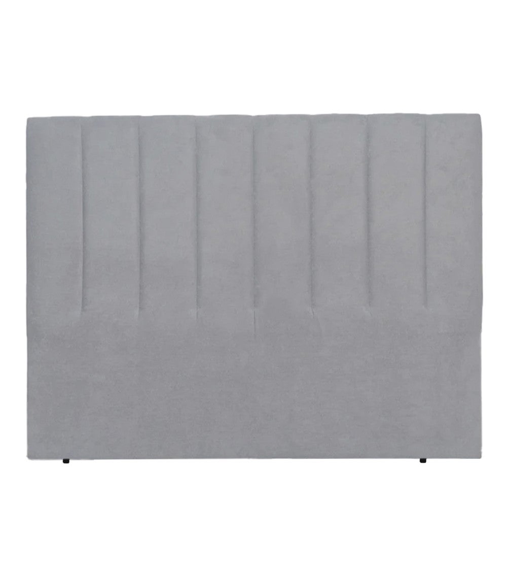 Cabecero cama 150 cm AMEX, cabecero apto camas de 150 cm en tela suave Gris - 3