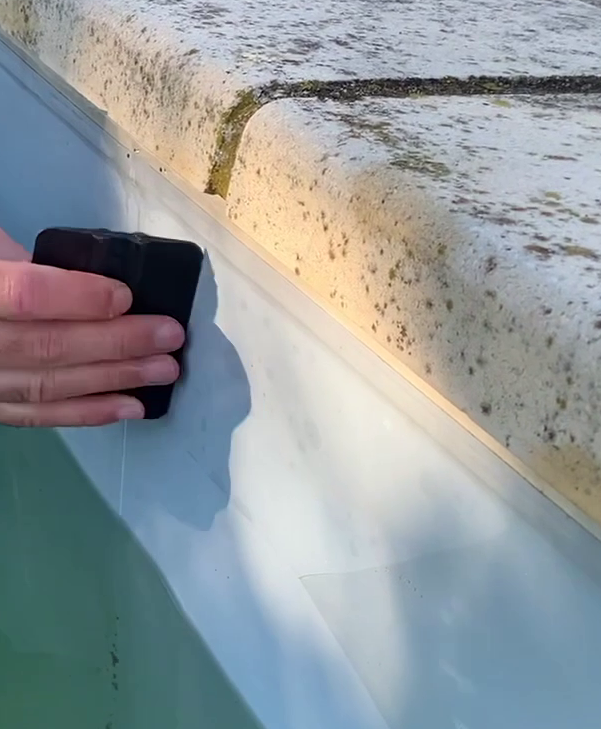 ISI'PROTECT RÉNOVATION | BLEU | Film de Protection adhésif pour ligne d'eau de piscine | Plastique | Longueur 25m - POOLCO - 3