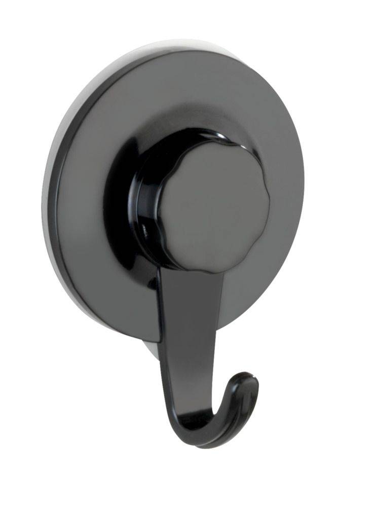Wenko Estrattore Acqua Vacuum-Loc – Ventosa A Vuoto Per Doccia E Piastrelle, Acciaio Inox, Senza Fori