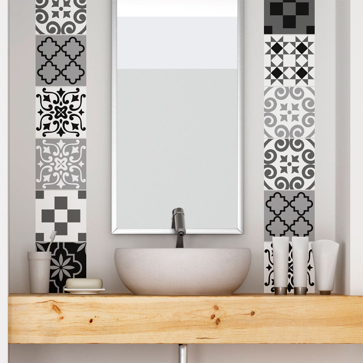 9 adesivi piastrelle azulejos christiano - Sticker adesivo - adesivi murali - 9stickers10x10cm - 4