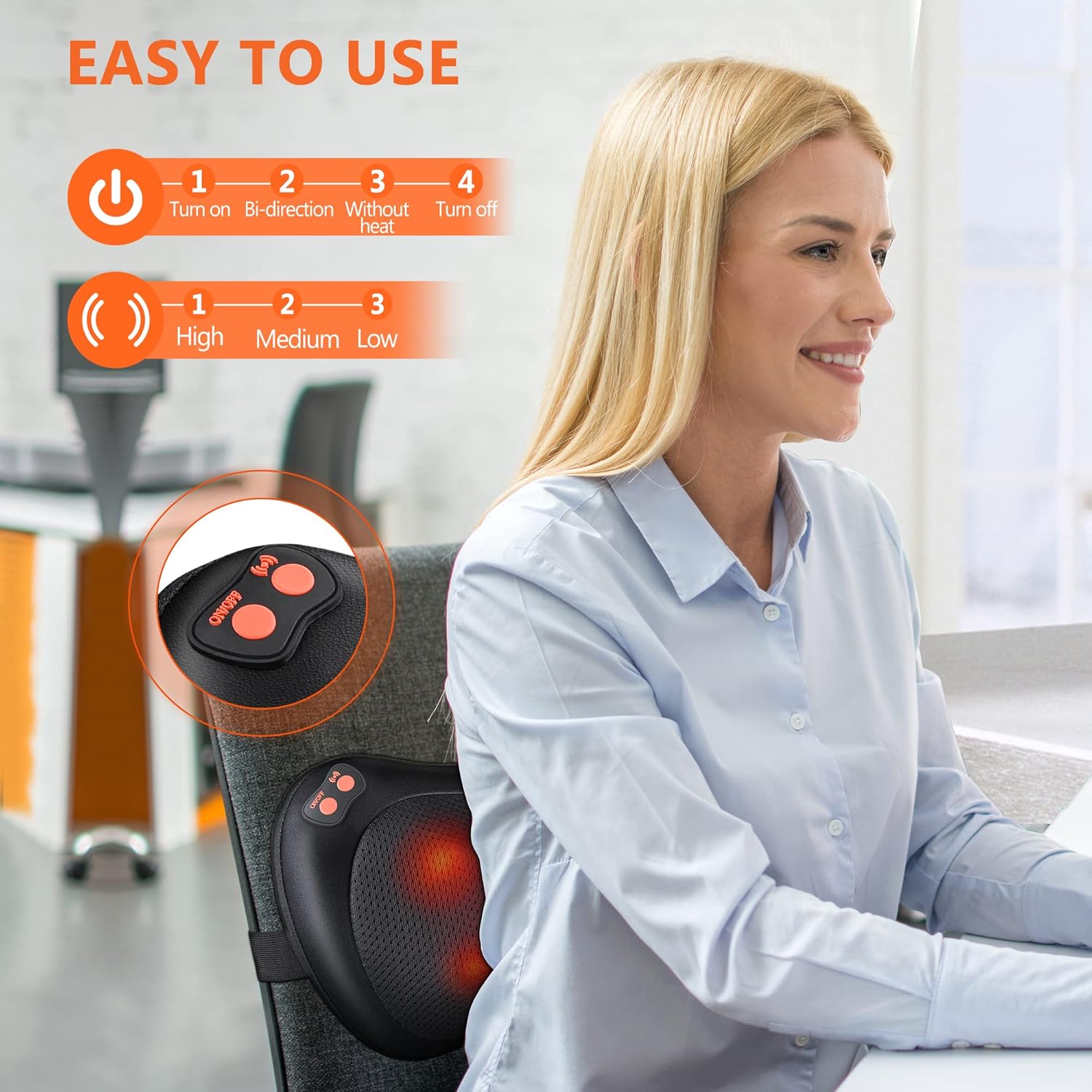 Cofier aterassino assaggiante con Calore - Shiatsu con 10 otori a