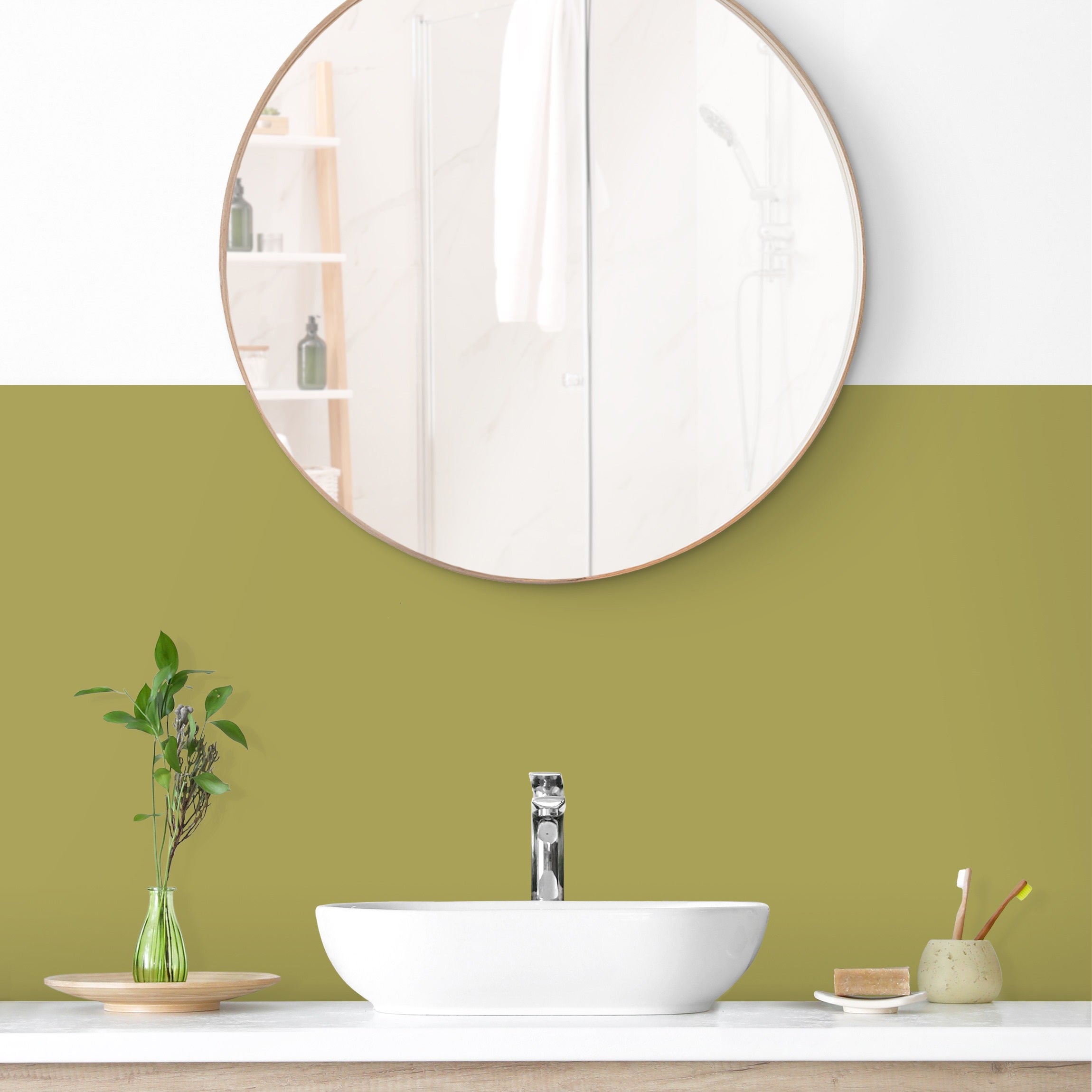 GRAZDesign Graz Design - Adesivo da parete per bagno, porta e piastrelle, 66 x 50 cm