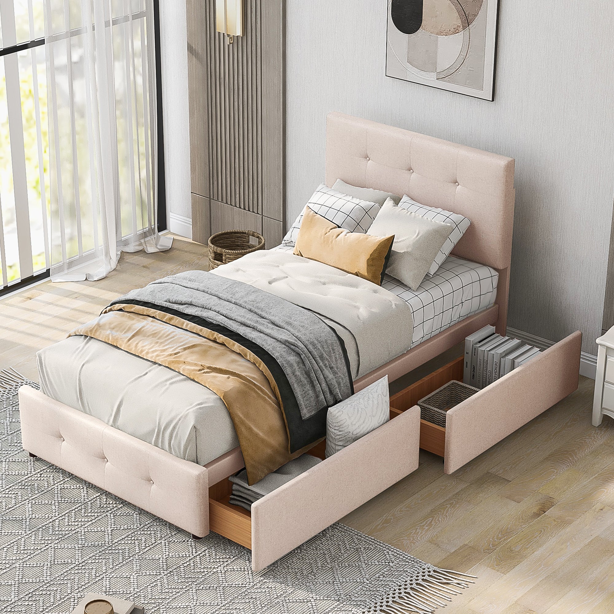 Lettino Singolo Letto Singolo Vente Unique Letto Singolo Con Letto  Estraibile Letti Singoli 90x200cm Con