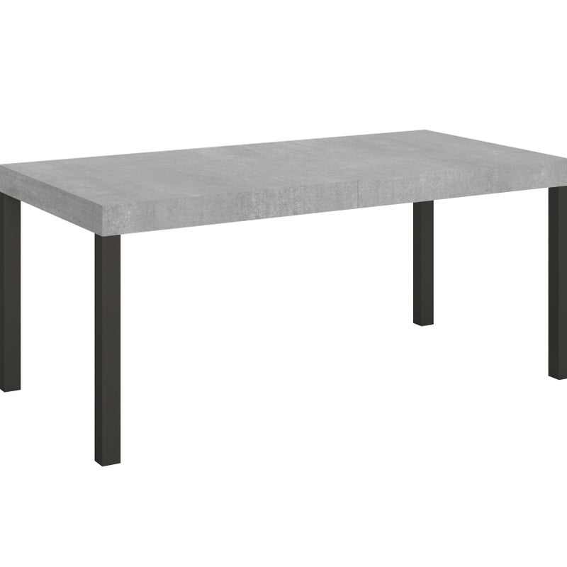 Stół rozkładany 90x180/440 cm Everyday Cement rama antracyt