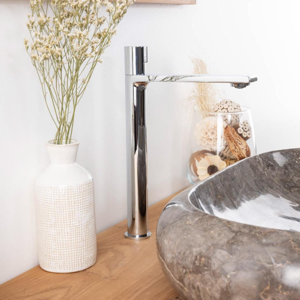 Mitigeur progressif lavabo haut chromé Tamise - 5