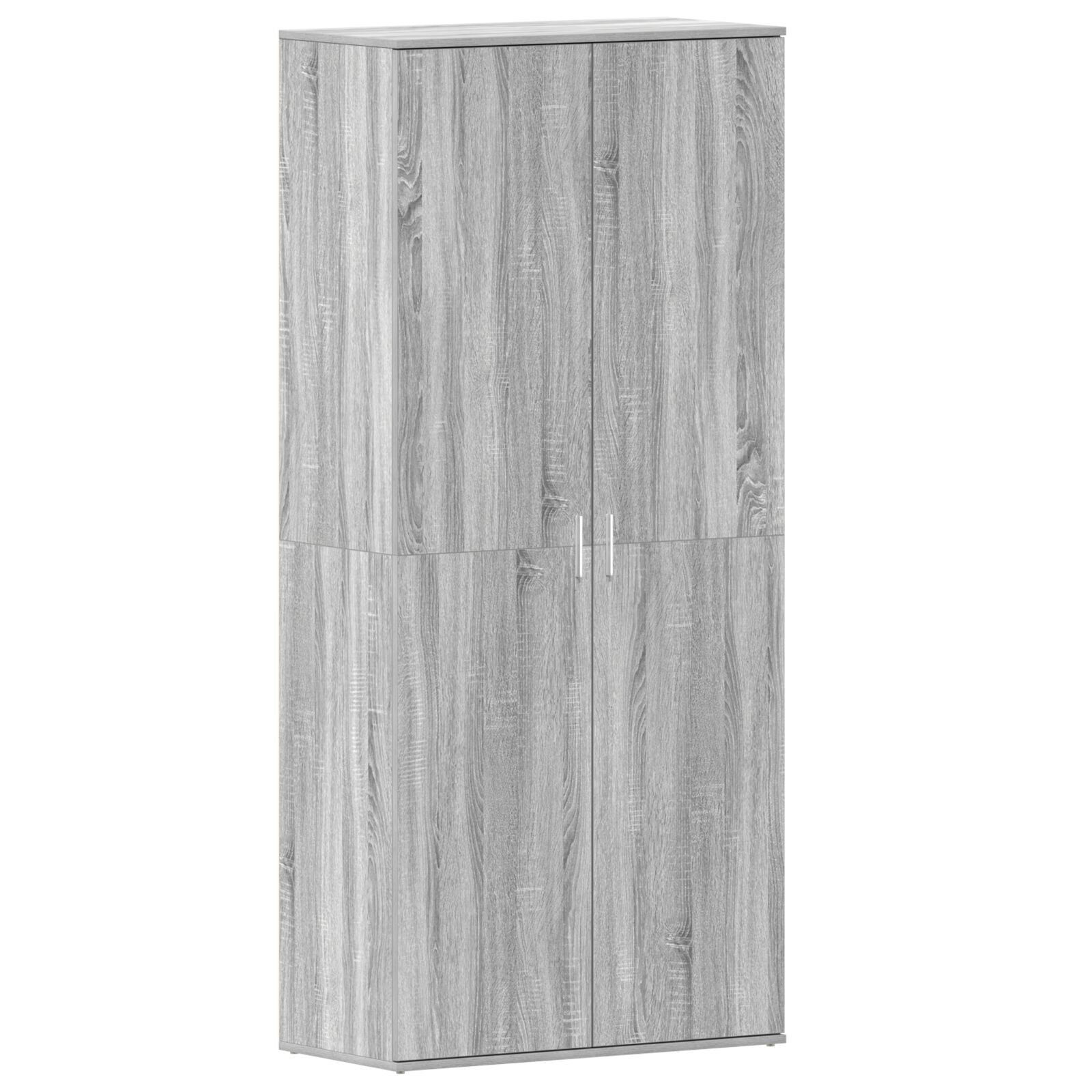 Szafka na buty z półką z drzwiami Szary Sonoma 80 x 39 x 178 cm vidaXL