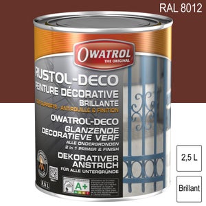 Apprêt antirouille Brun/Rouge - Aérosol 500ml
