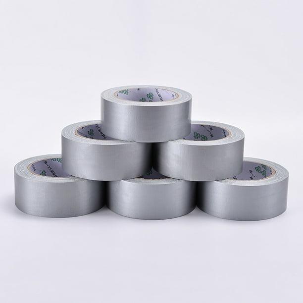 Nastro adesivo grigio, nastro adesivo rinforzato, 3 rotoli da 10 mm x 100 m per lavori di riparazione, fissaggio, sigillatura, etichettatura e ristrut - 4