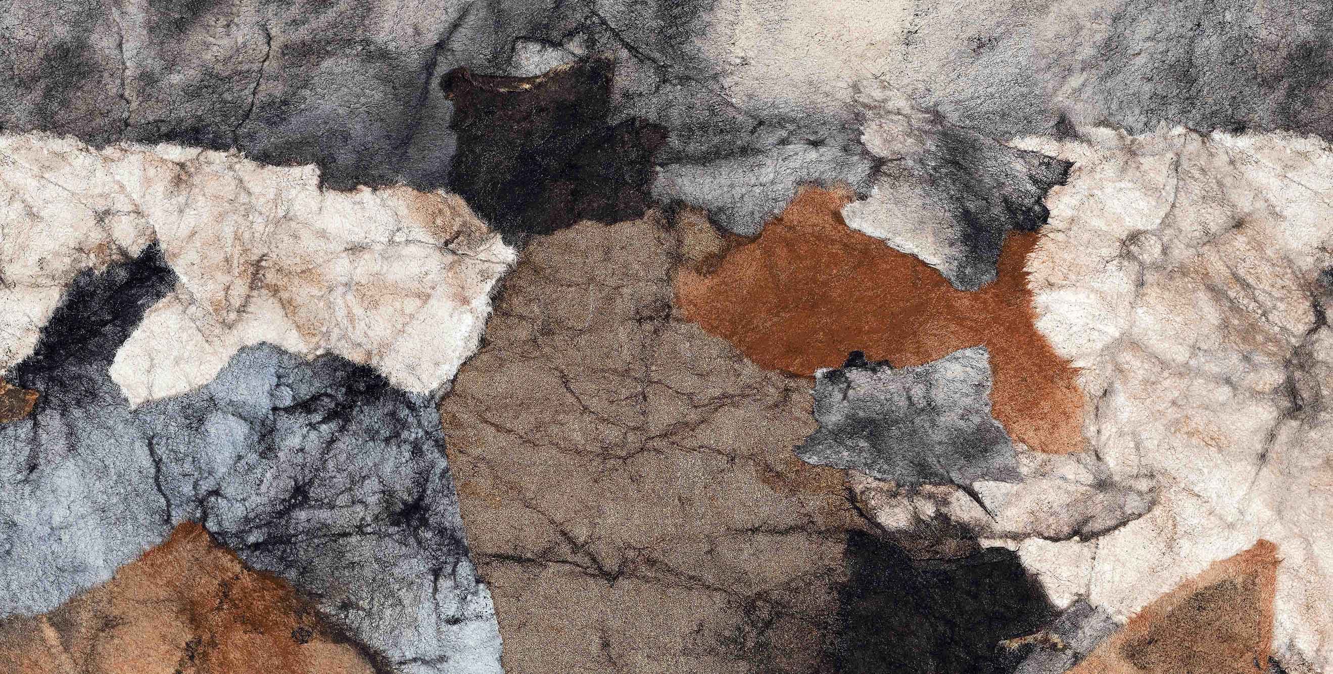 Carrelage sol/mur effet marbre marron PATCHWORK l.120 x L.60 cm MAJORCA TIFFANY - 4