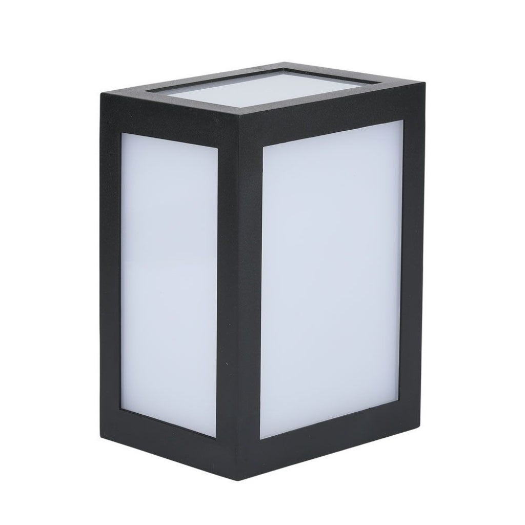 Lampa ścienna LED 12W kolor czarny 4000K IP65