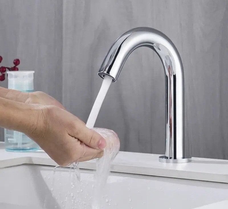 ROBINET LAVABO INFRAROUGE 015 CHROMÉ COLLECTION ERYMANTHE - 3