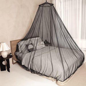 Zanzariera A Baldacchino Per Letto Matrimoniale | Cupola Universale 60x250x1100cm | Maglia Fine E Traspirante | Facile Da Installare