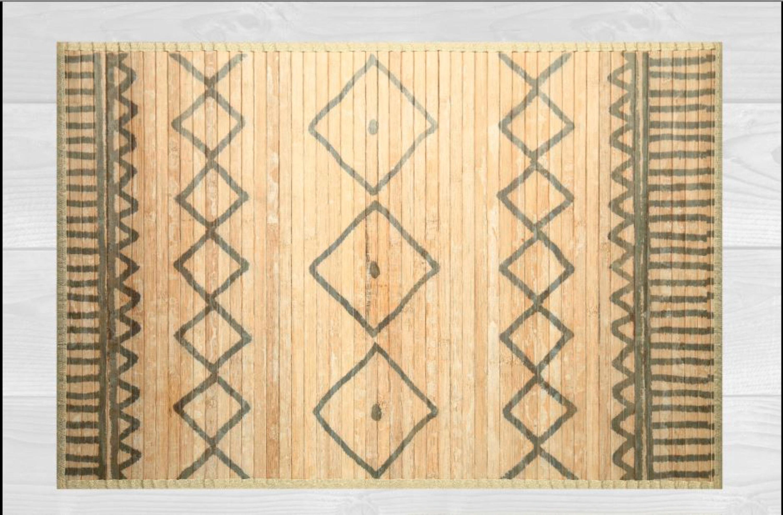 Dywan bambusowy Kenia Grecas naturalny 80x150cm - 6
