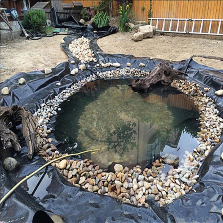 Revêtement de bassin en PEHD de 20 mil pour bassins extérieurs, revêtement d'étang à poissons avec flexibilité et ductilité, 210 x 300 cm - 7