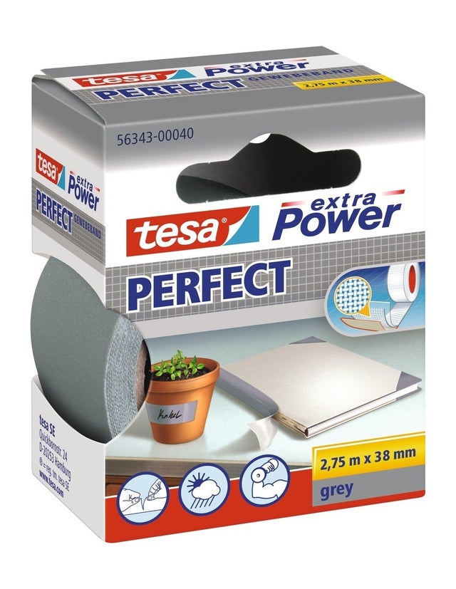 Ruban adhésif extra Power Perfect - tesa 56343-00041-03 2,75 m:38 mm (Par 6)