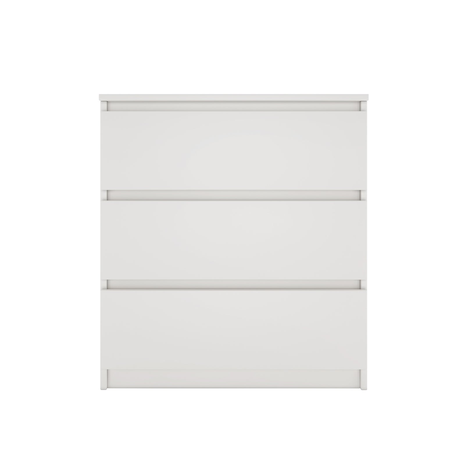 Commode moderne avec 3 tiroirs Malwa M3 - Blanc - 2