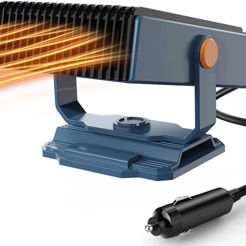 szt. 12 V ogrzewacz samochodowy, 2 w 1 odmrażacz i odmgławiacz, przenośny ogrzewacz samochodowy 150 W, obrót o 180°