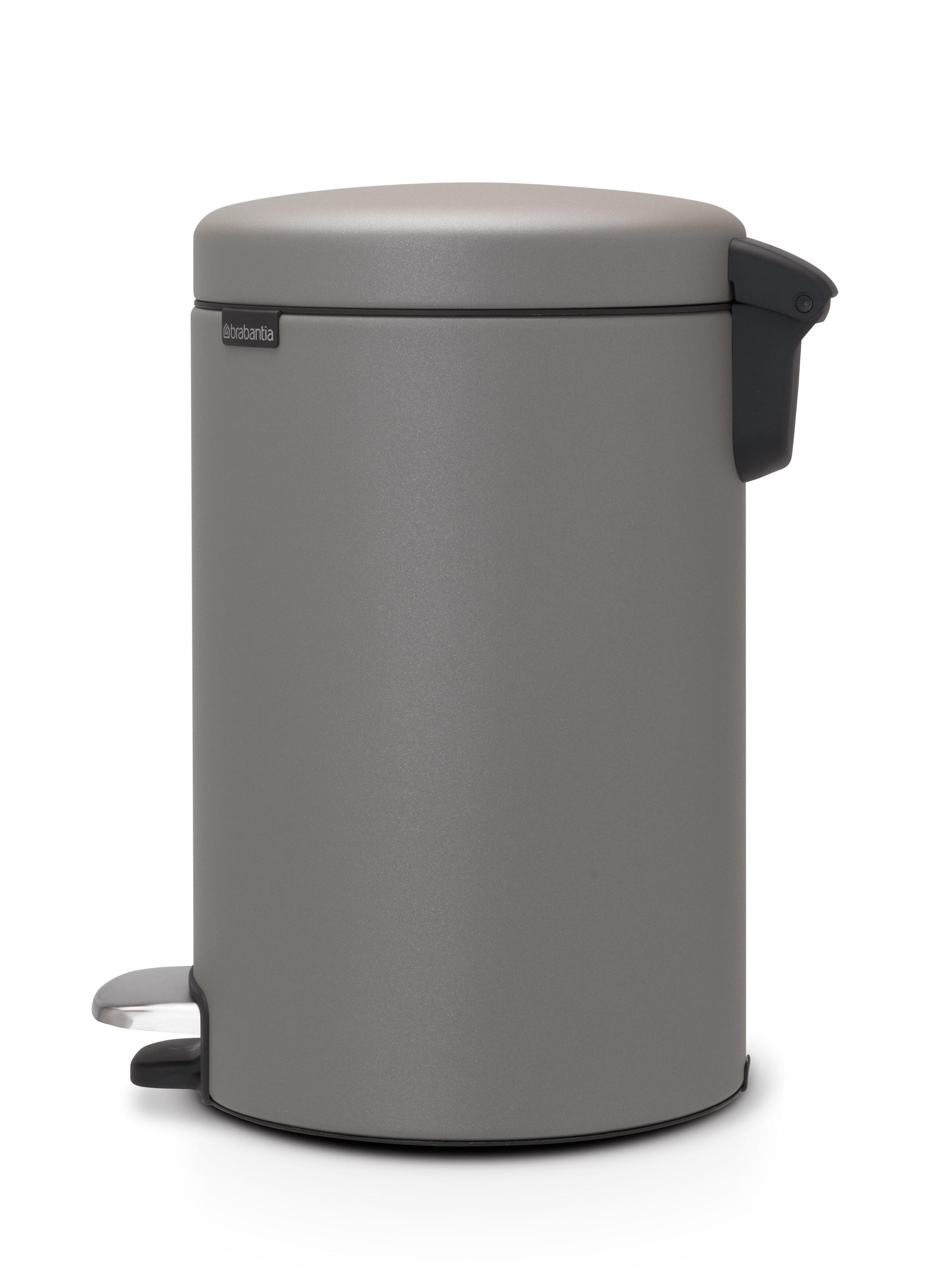 Kosz łazienkowy Newicon szary 12L - 2
