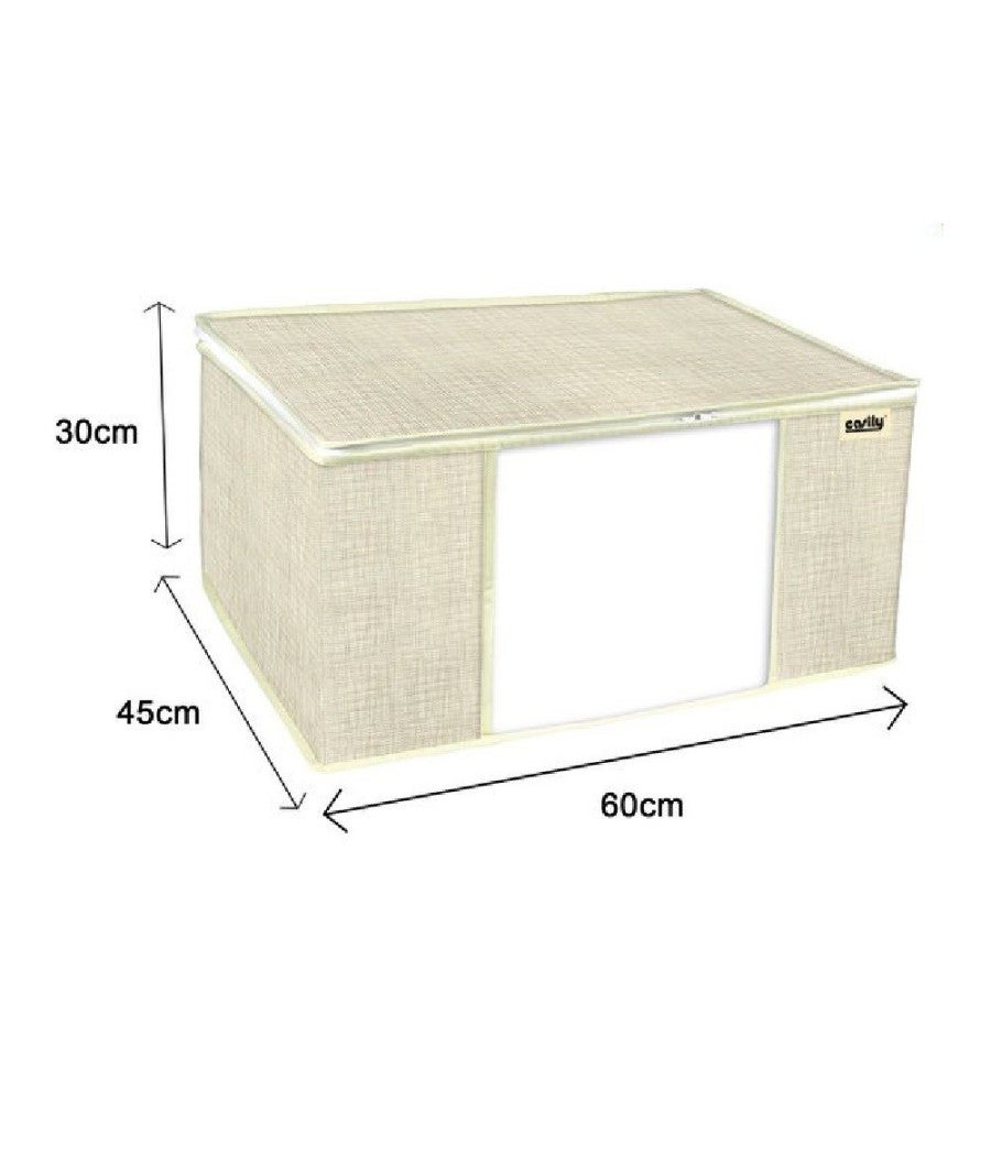 Trade Shop - Organizzatore Scatola Organizer Salvaspazio Contenitore Armadi 60x45x30cm 69711 - - 3