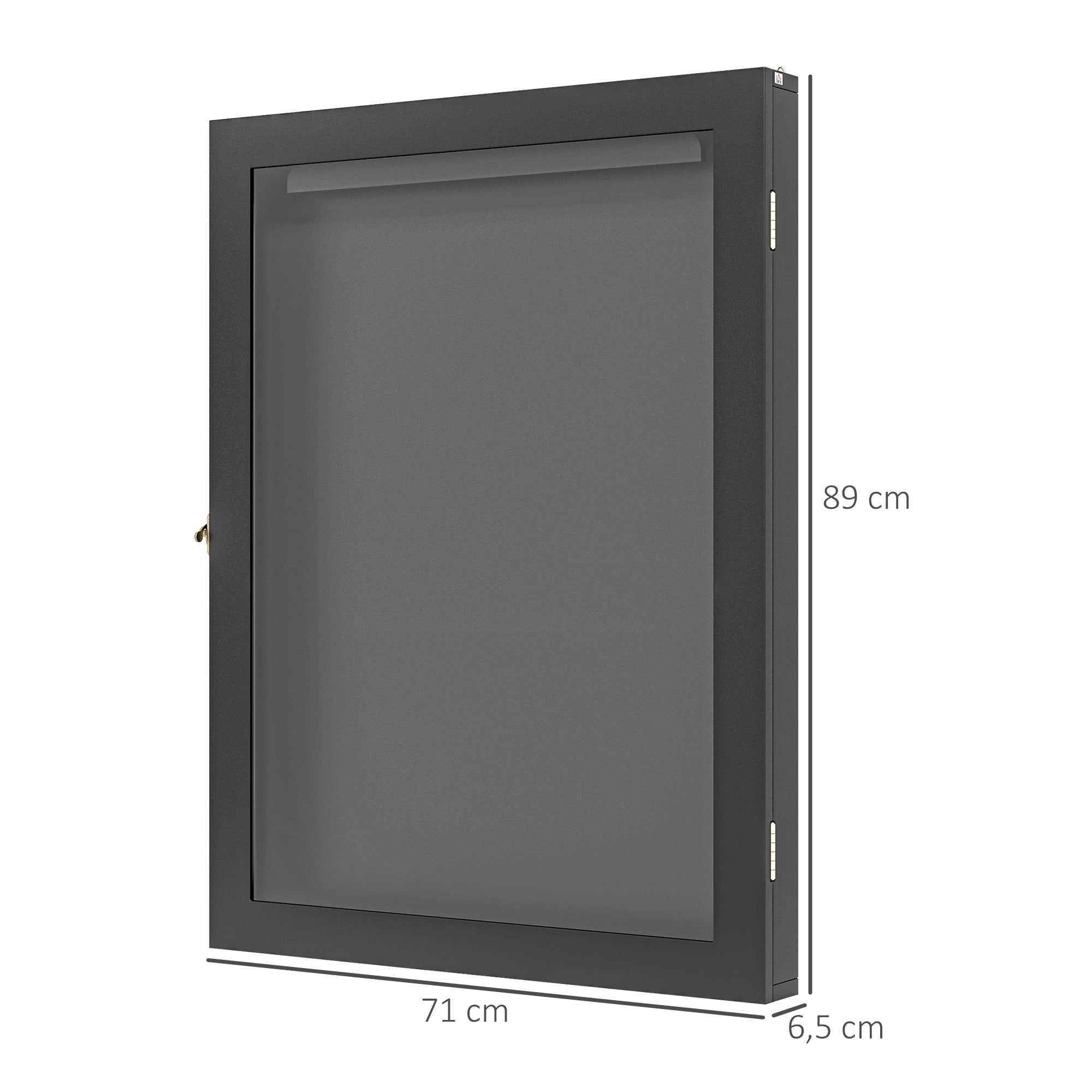 Bibliothèque pour Séjour en MDF Noir H. 7.5 x l. 77.5 x P. 103 cm - 5