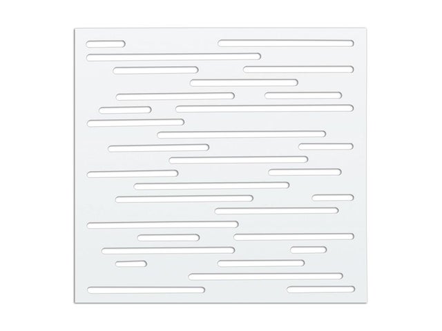Panneau fixe Nautic en polypropylène blanc 100x100 cm