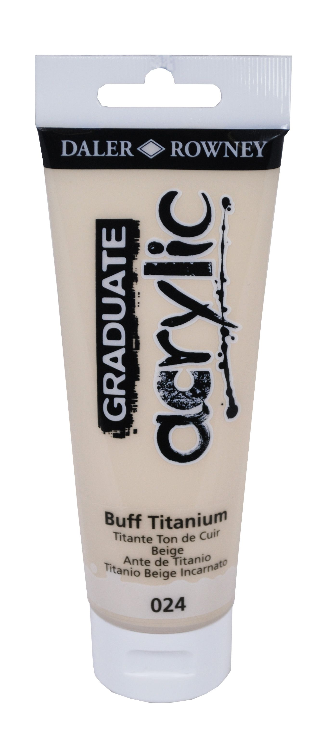 Peinture Acrylique Graduate Daler Rowny 120 Ml(024 BUFF TITANIUM / ANTE ...