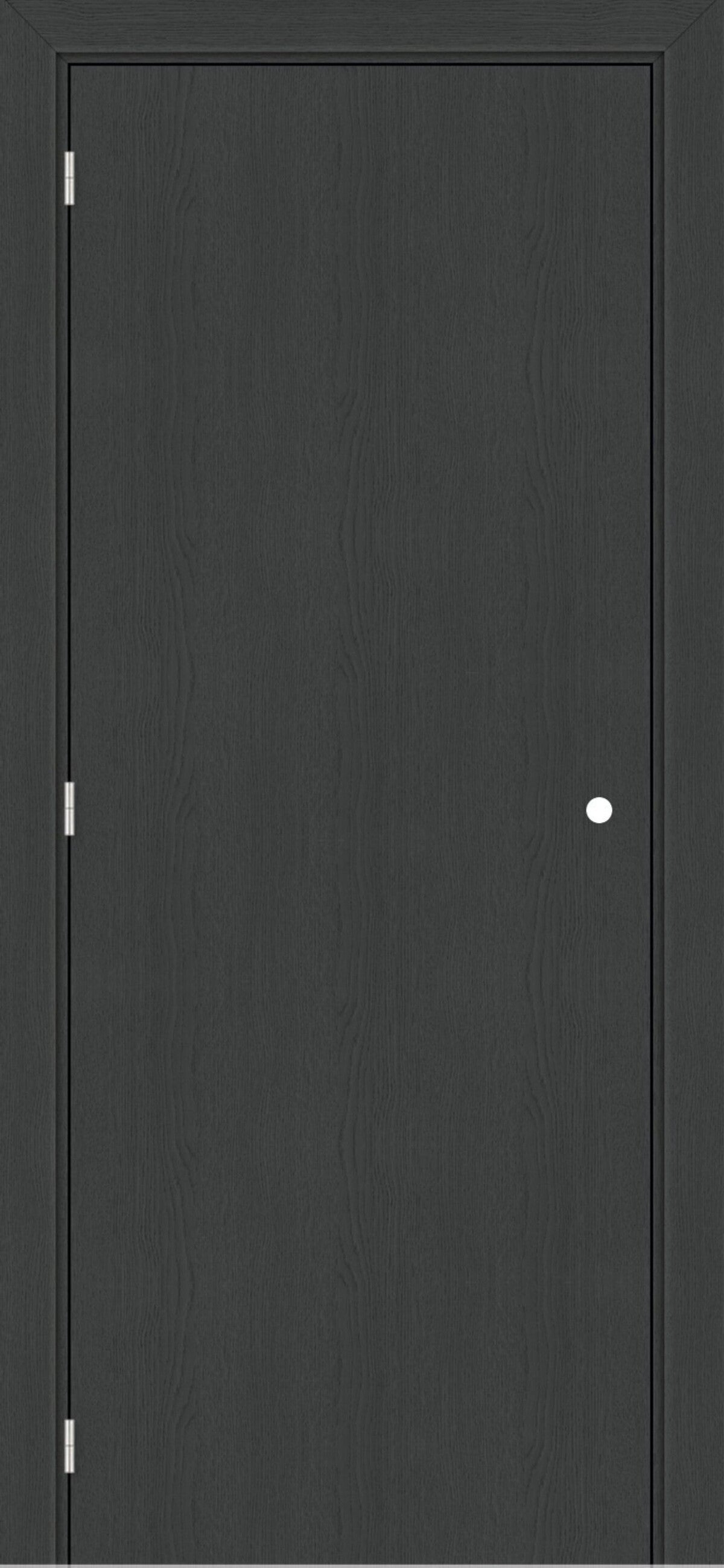 Bloc Porte Effet Chêne Anthracite Grey Oak H204 X L83 Cm Côte Tableau P.droit Gd Menuiseries - 2