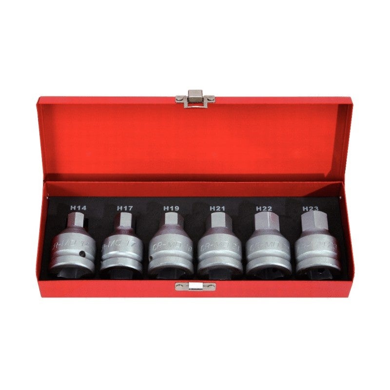 KS TOOLS Zestaw nasadek udarowych do bitów 3/4" 6-cz. 14-24 mm - 515.0000