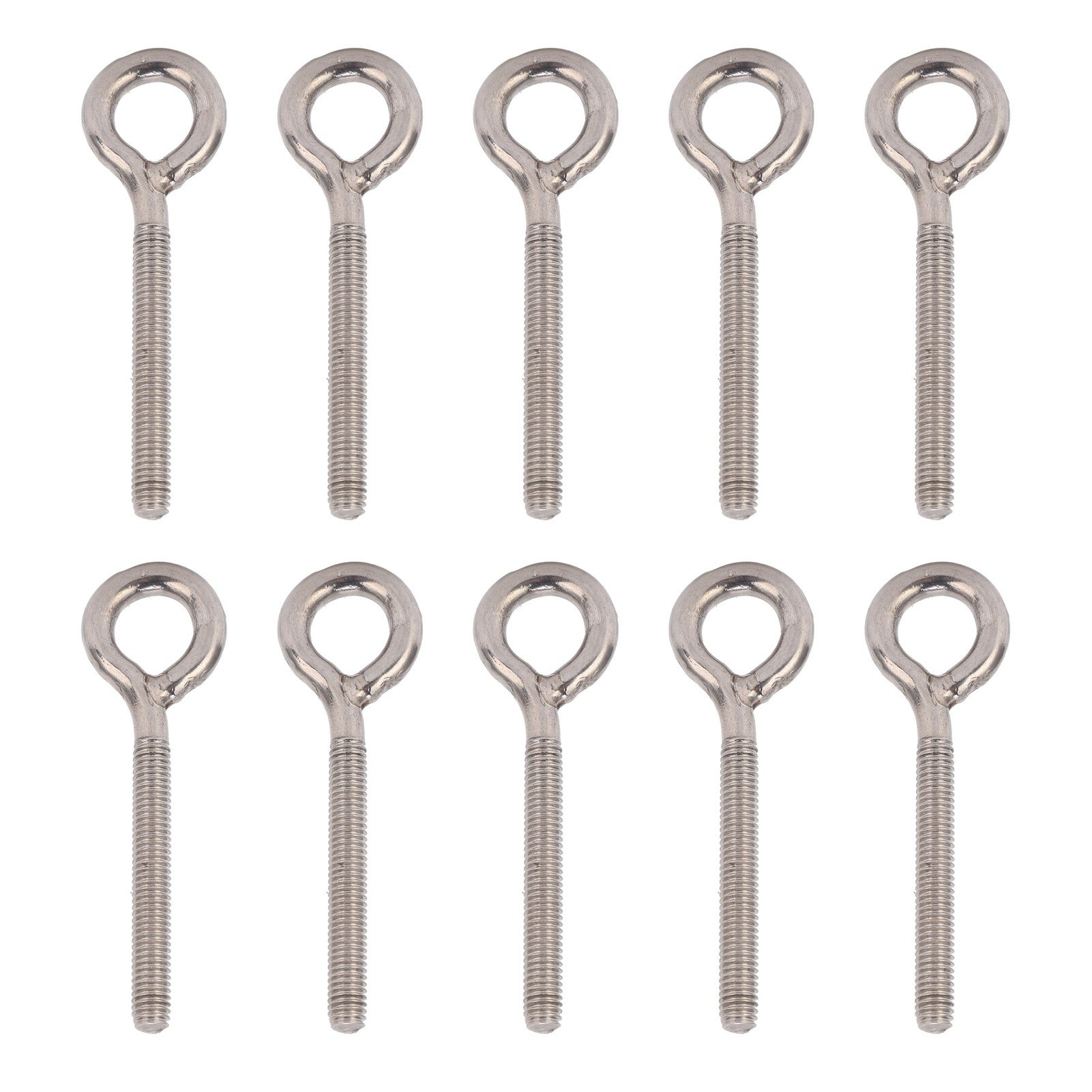 Bulloni A Occhiello In Acciaio Inox 304 - Confezione Da 4 - 13,2 Cm Per Amaca, Tenda, Sedia Sospesa