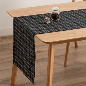 Daesar Tavolo Runner 30x70 CM, Runner Tavolo Cucina Nero Triangolo Ricamato in Pizzo a Rete Nera Runner da Tavola Elegante Runner Poliestere