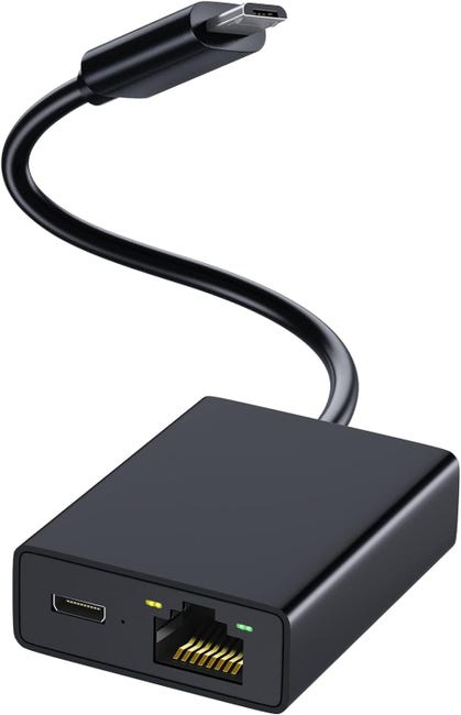 Chromecast Rj45 Adaptateur Ethernet RJ45 pour Fire TV Stick 4K, Micro USB vers Réseau ...