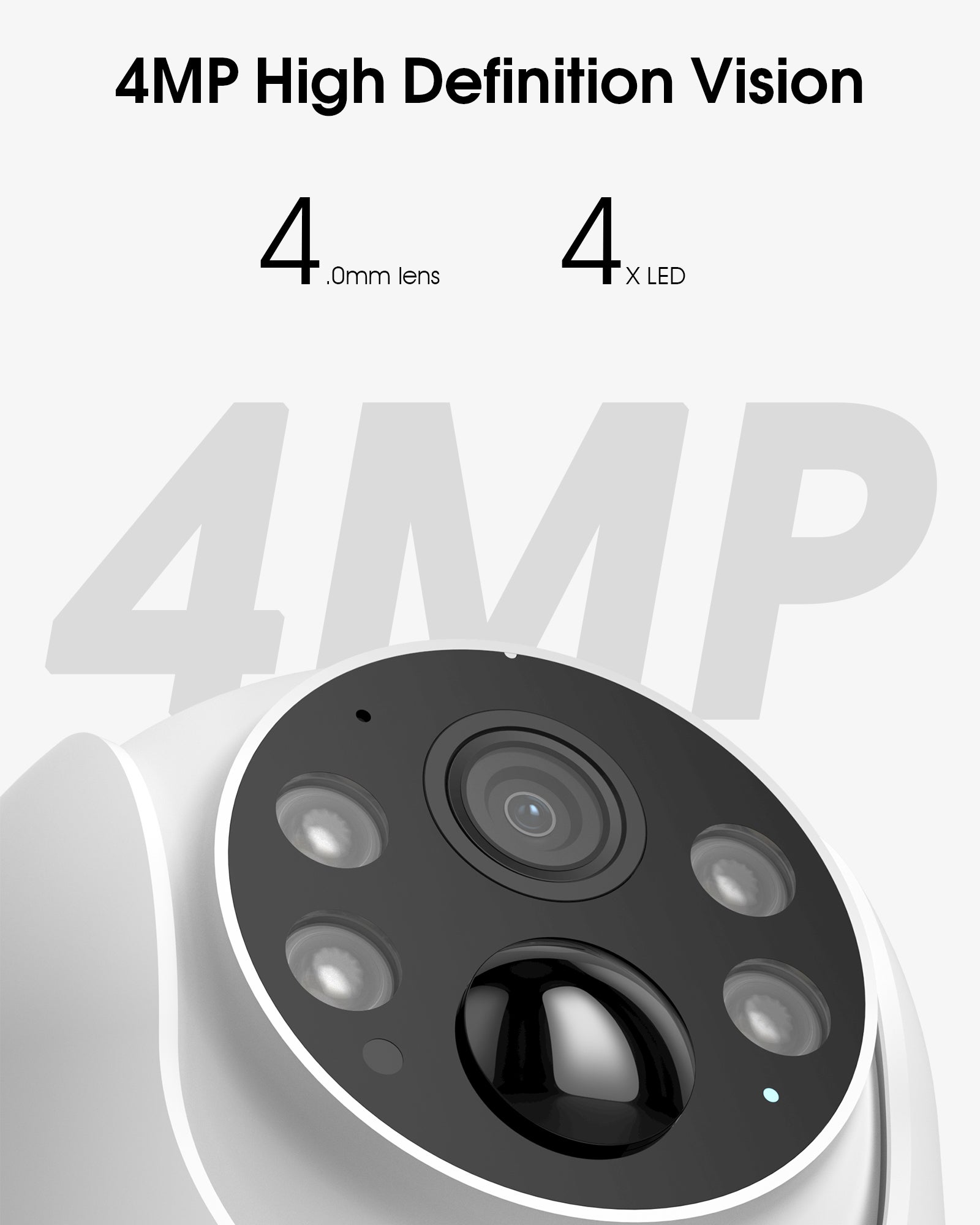 Caméra de surveillance sans fil WiFi extérieure solaire 4MP panoramique 360°, détection PIR, audio bidirectionnel-ZOOHI - 12