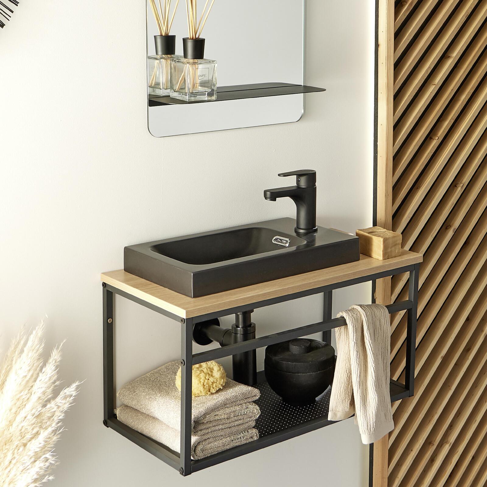 Ensemble lave-mains WILO grande largeur avec robinet 60cm - 6