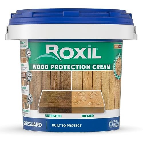 Roxil lasur al agua hidrófugo transparente para madera exterior - 3L - Tratamiento de acabado incoloro impermeabilizante hasta 10 años