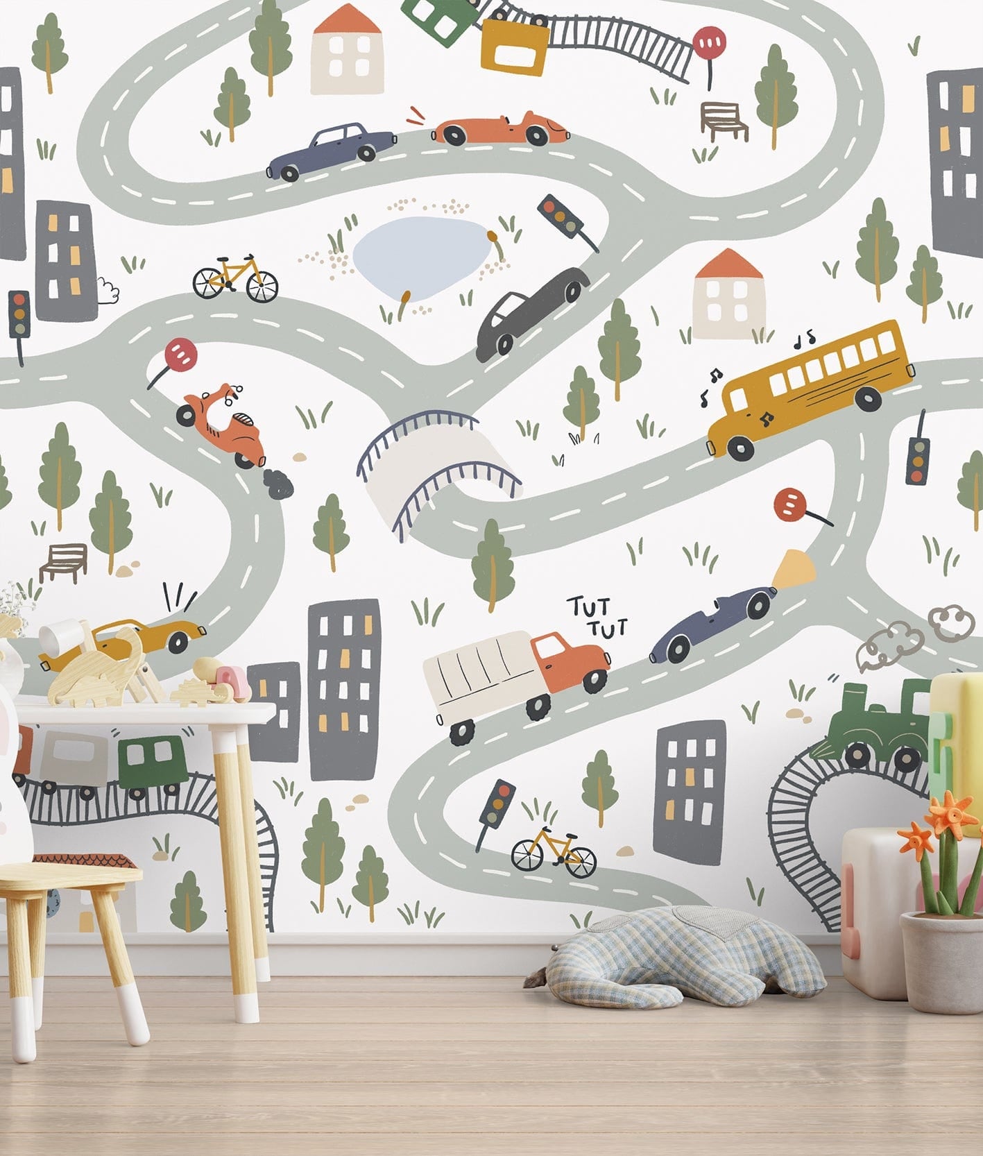 Papier Peint Garçon Voiture