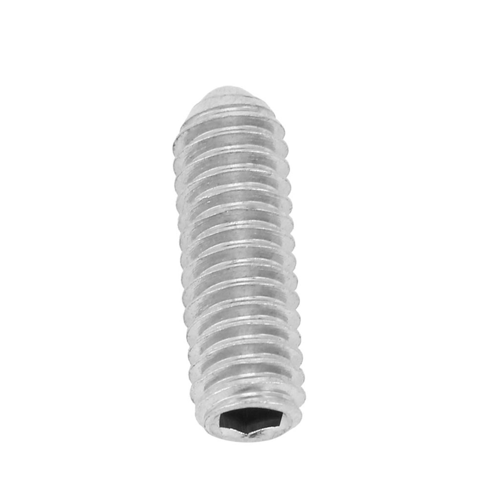 20 viti a sfere esagonali filettate in acciaio inossidabile con molla (M4 x 12) - 8