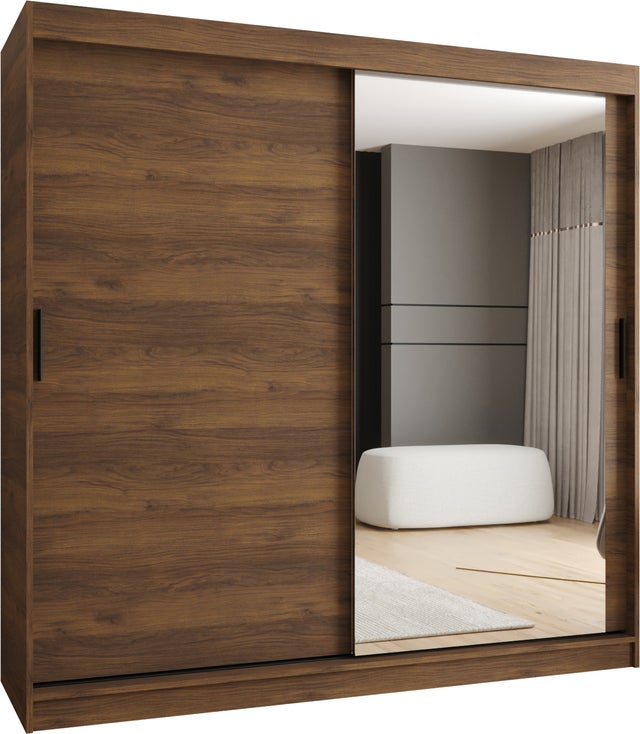Szafa przesuwna garderoba RUBINO T2 200 x 62 x 200 cm Orzech Warmia