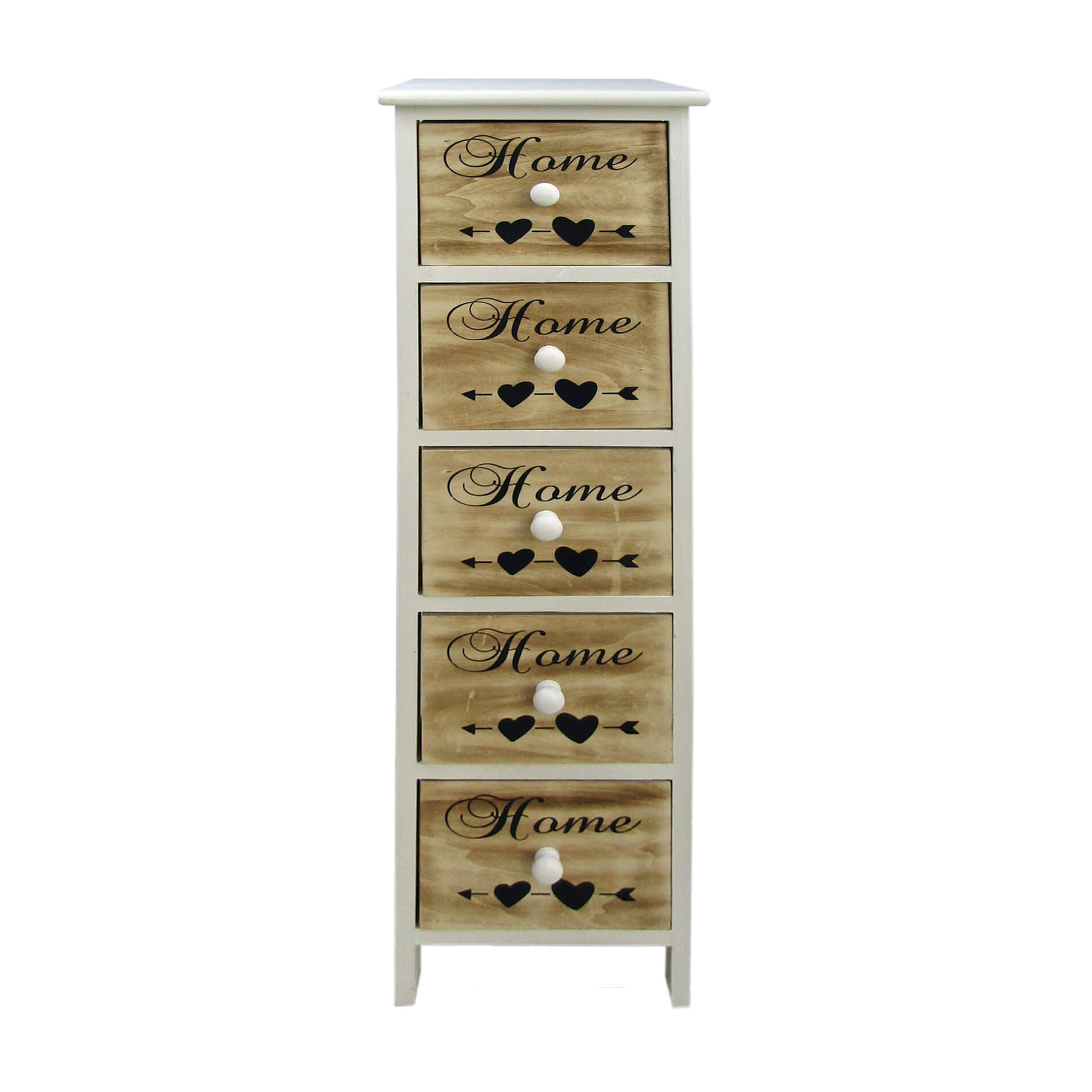 Commode 6 Tiroirs Boston Style Industriel - 115 Cm De Long, Bois Et Métal Noir | Rangement Spacieux Pour Chambre, Dressing