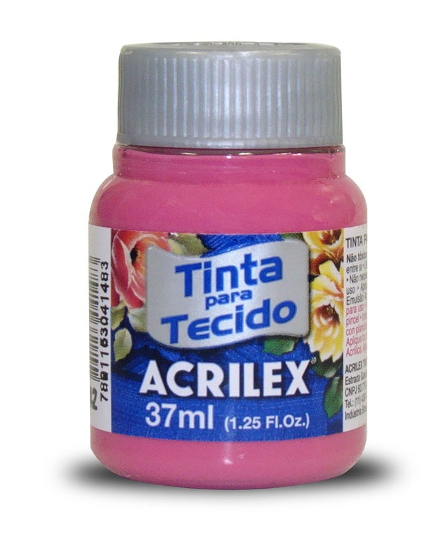TINTA PARA TECIDO ACRILEX ROSA ESCURO 542 37ML 04140